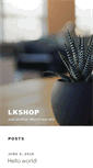 Mobile Screenshot of lkshop.com